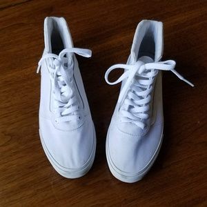 White Vans High Tops